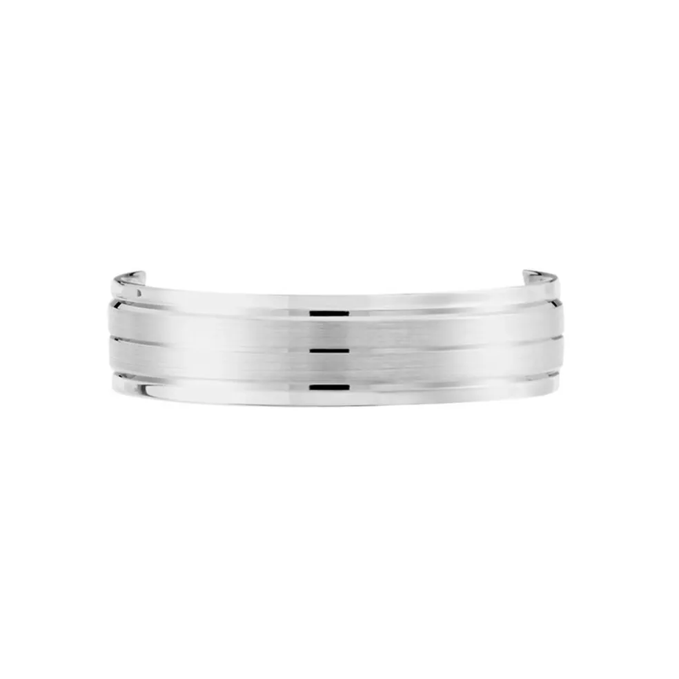 Alliance Basile Ruban Plat Or Blanc