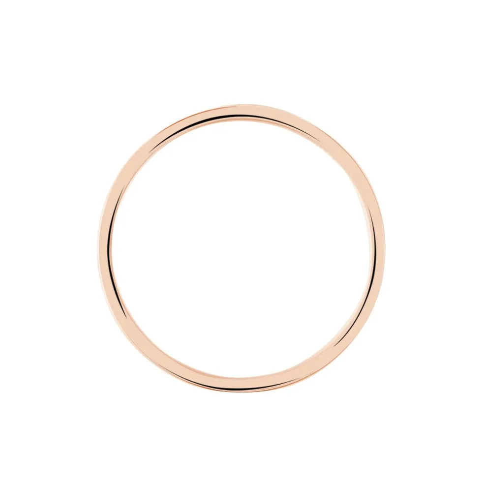 Alliance Camille Ruban Plat Or Rose