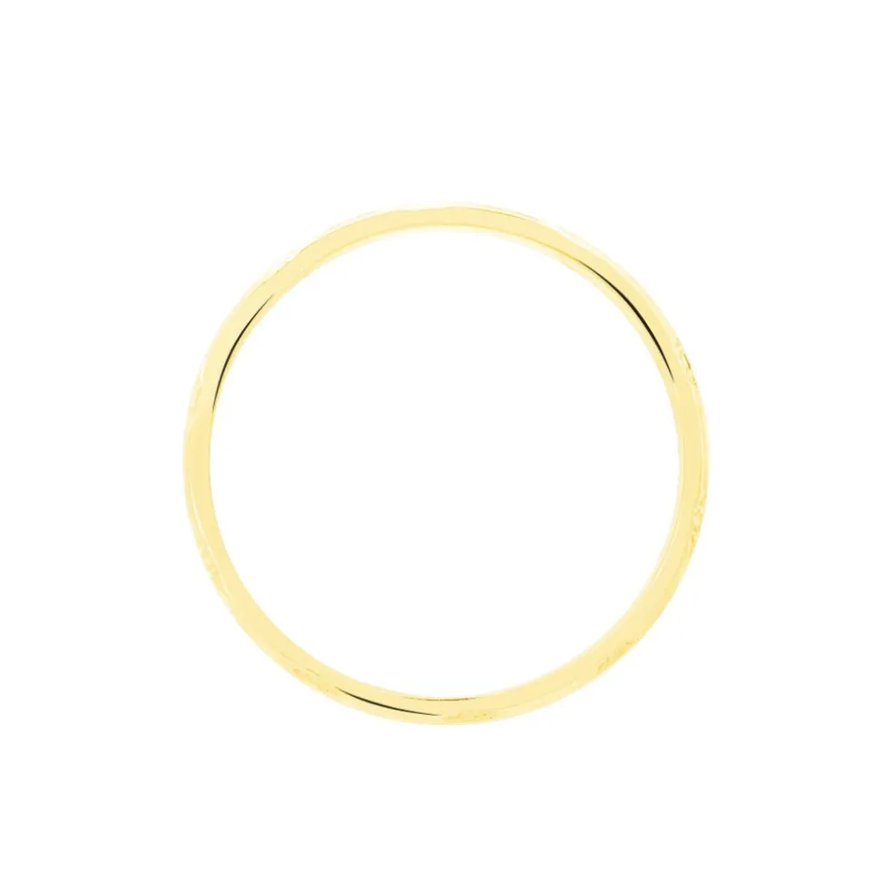 Alliance Clotilde Demi Jonc Classique Or Bicolore