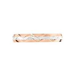 Alliance Clotilde Ruban Plat Or Bicolore