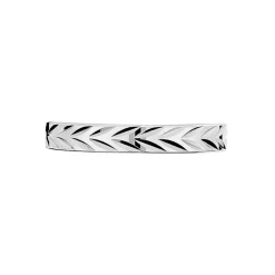 Alliance Epi Ruban Plat Or Blanc