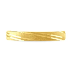 Alliance Eros Brossee Ruban Plat Or Jaune