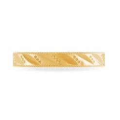 Alliance Eucleia Fantaisie Ruban Plat Or Jaune