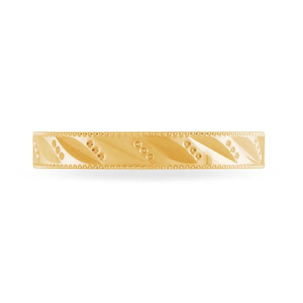 Alliance Eucleia Fantaisie Ruban Plat Or Jaune