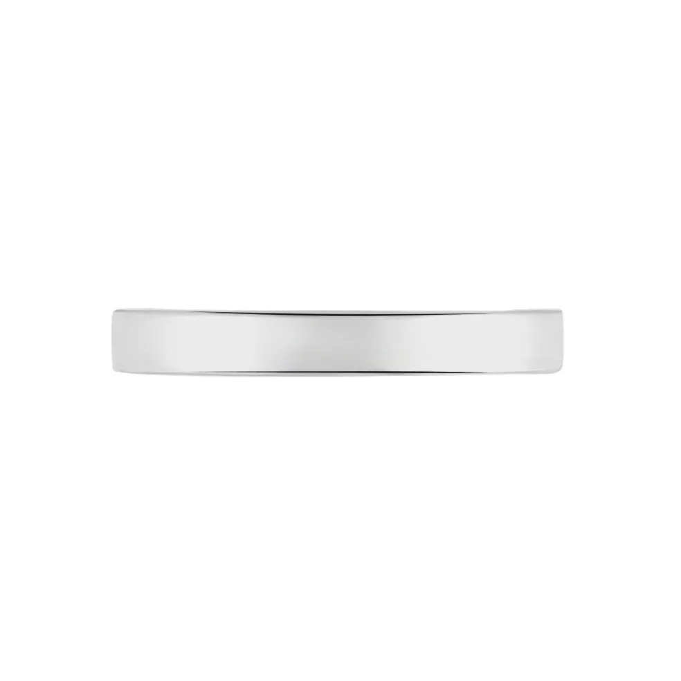 Alliance Gaia Ruban Plat Or Blanc