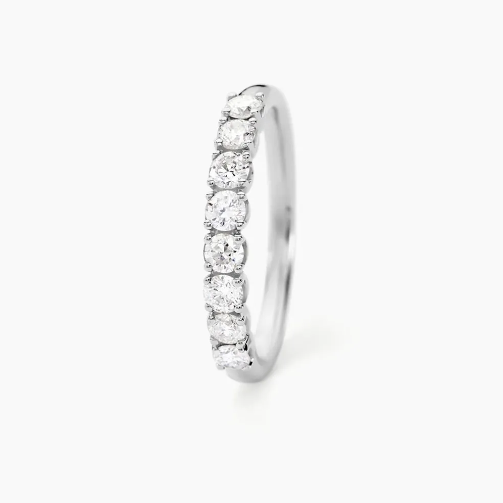 Alliance Hera Or Blanc Diamant