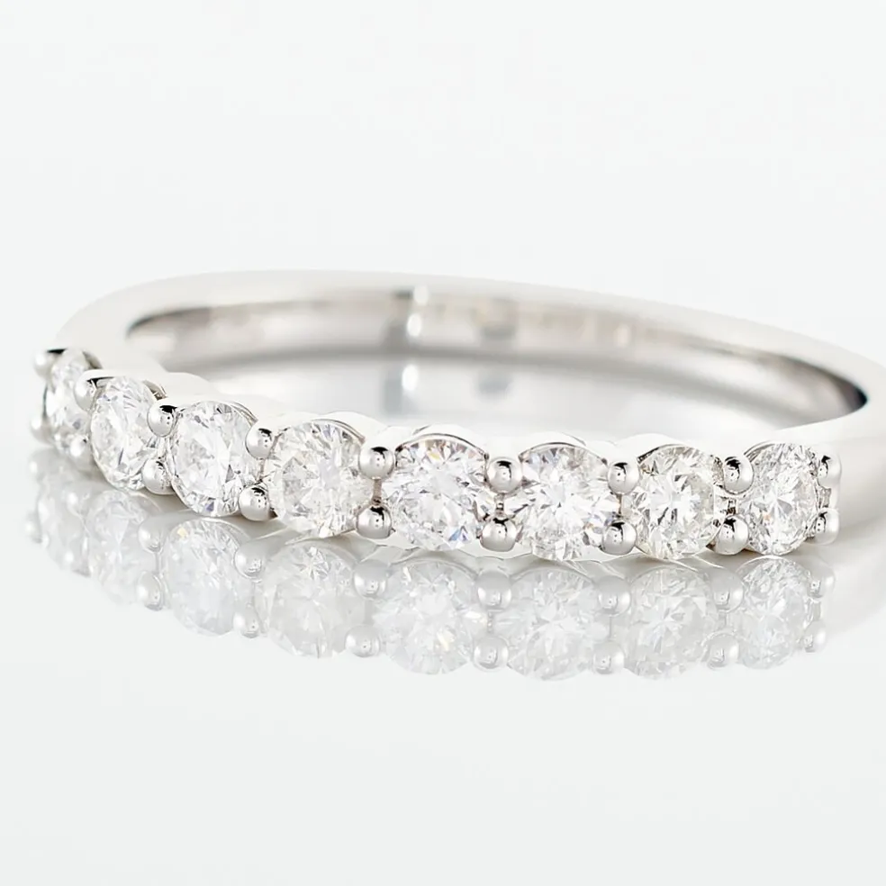 Alliance Hera Or Blanc Diamant