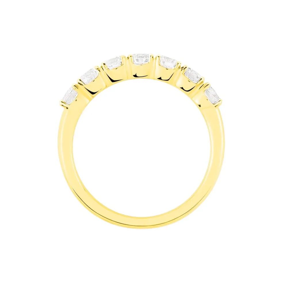 Alliance Hera Or Jaune Diamant