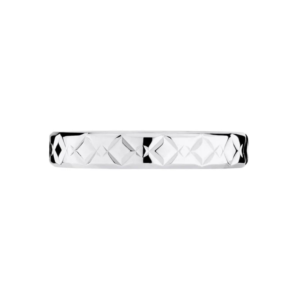 Alliance Herveva Ruban Plat Or Blanc