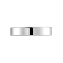 Alliance Hild Ruban Biseaute Palladium Blanc