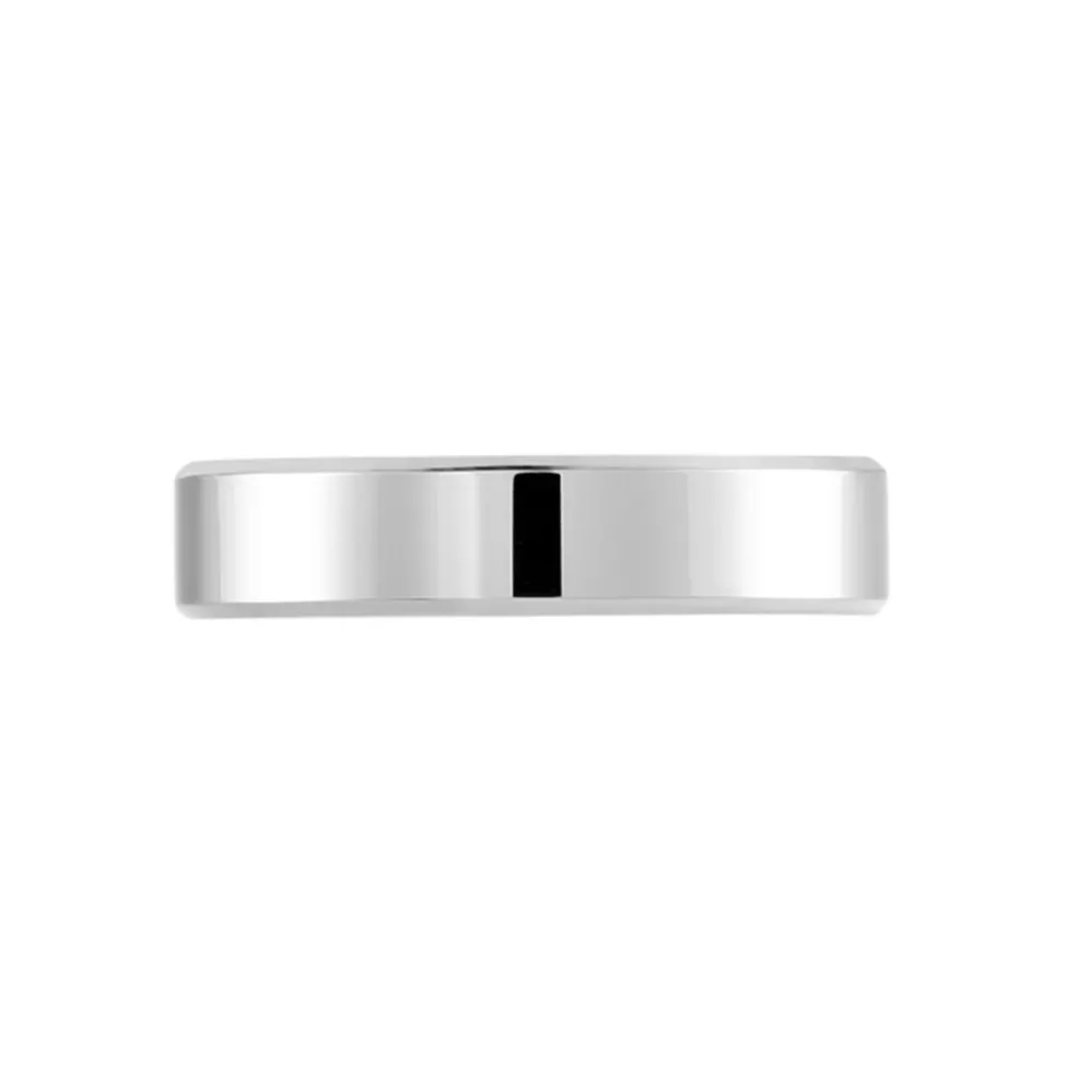 Alliance Hild Ruban Biseaute Palladium Blanc