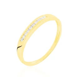 Alliance Hippolyne Or Jaune Diamant
