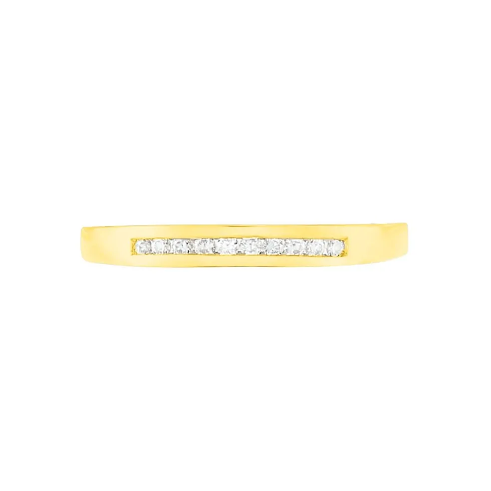 Alliance Hippolyne Or Jaune Diamant