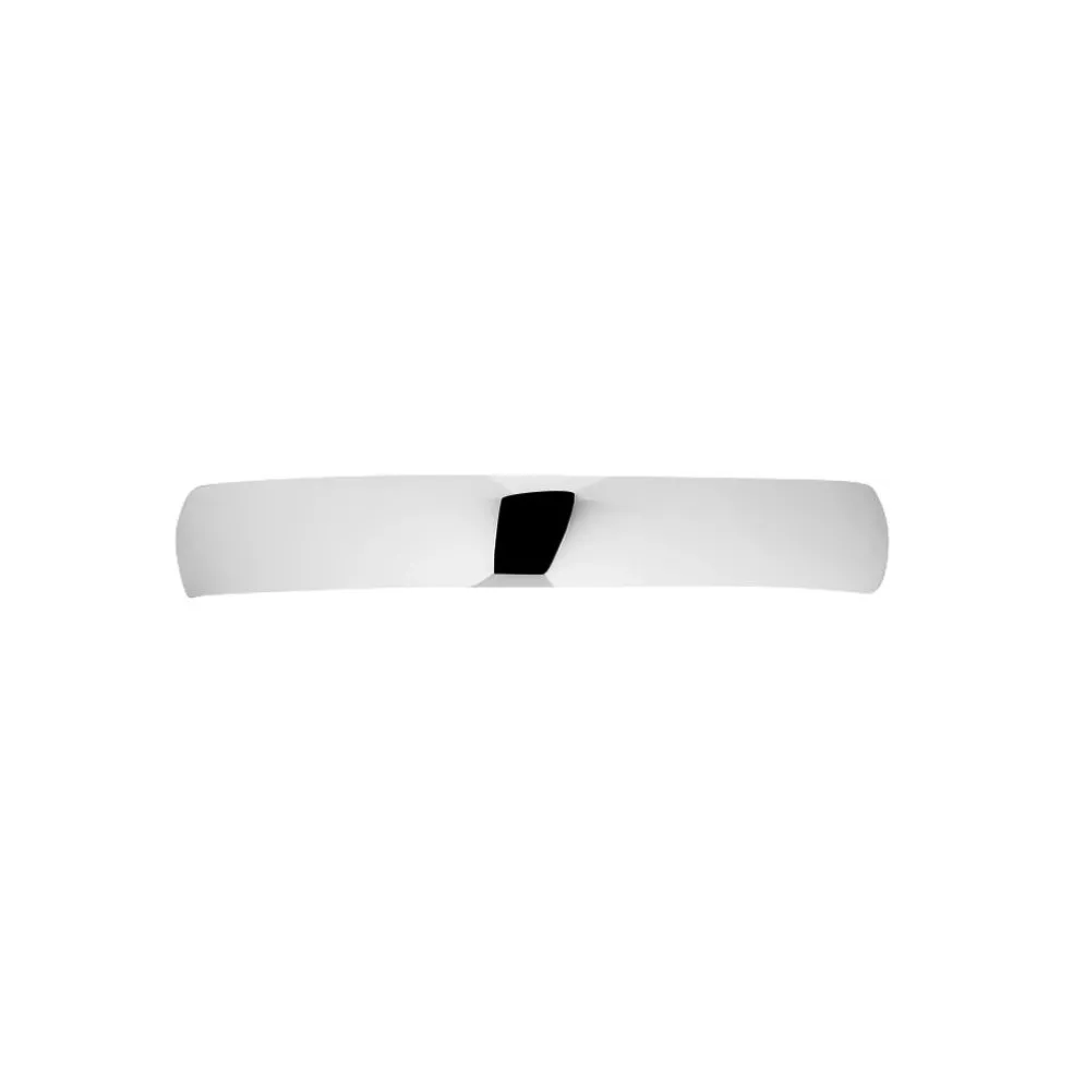 Alliance Khelya Ruban Plat Argent Blanc
