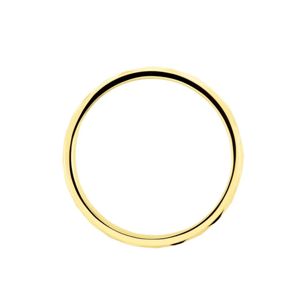 Alliance Laura Ruban Plat Or Jaune