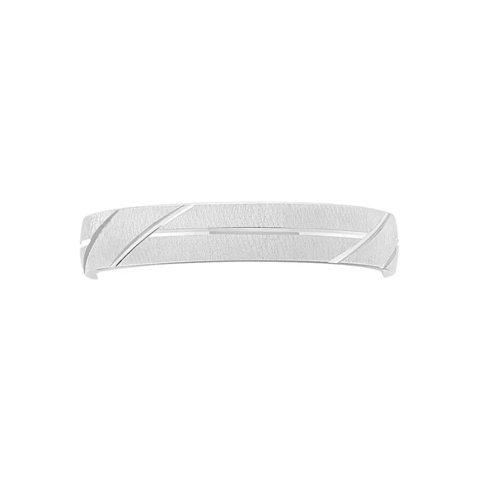 Alliance Lauria Ruban Plat Argent Blanc