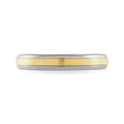 Alliance Len Ruban Plat Or Bicolore