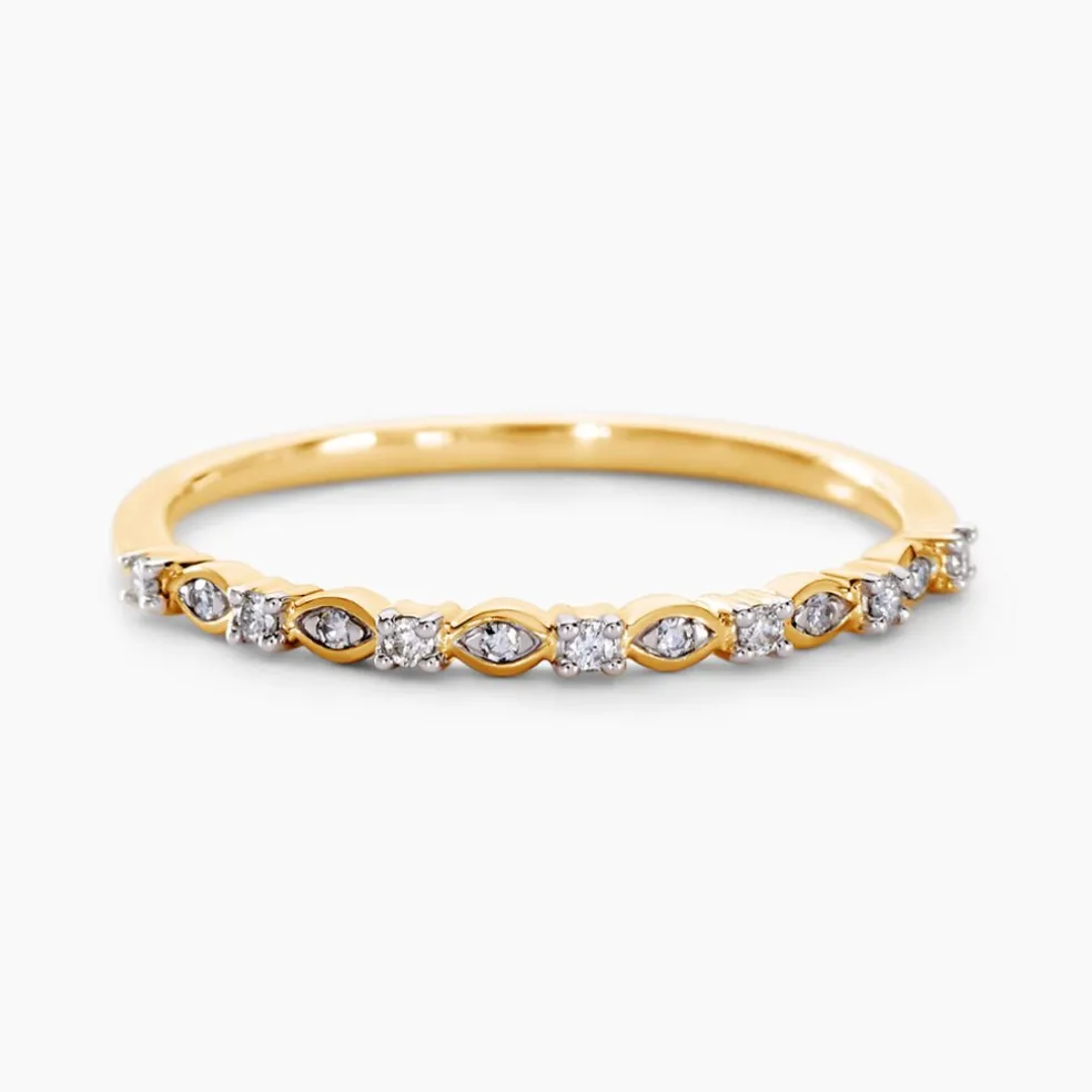 Alliance Les Inseparables Or Jaune Diamant