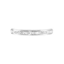 Alliance Marine Ruban Plat Or Blanc