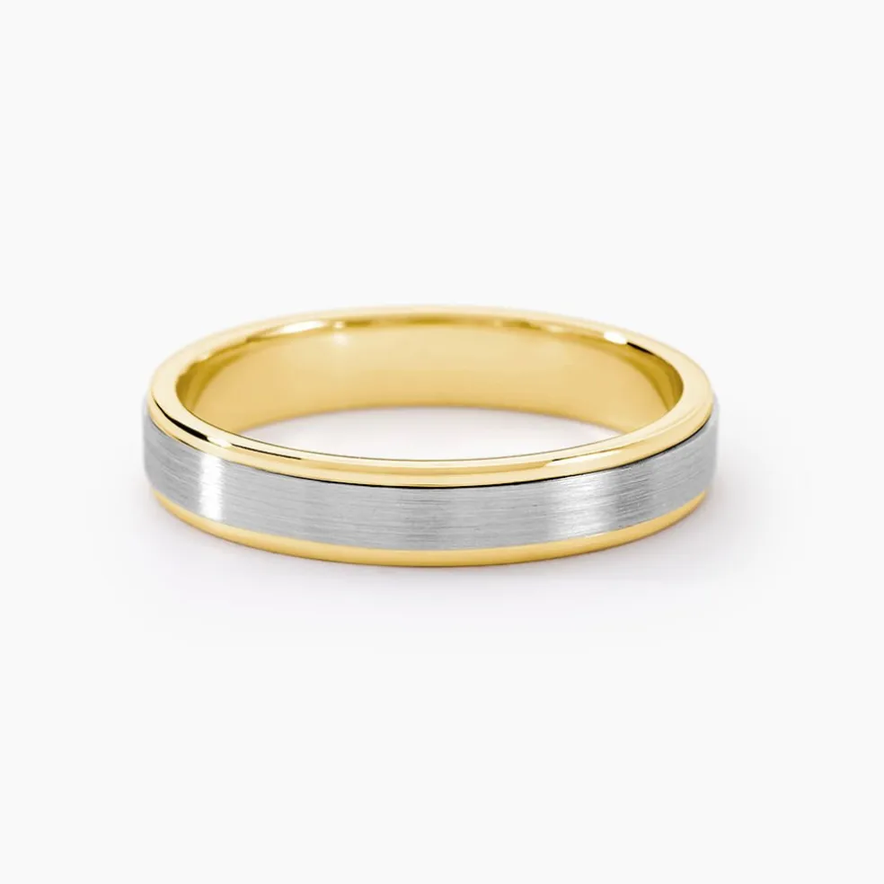 Alliance Markei Ruban Plat Or Bicolore