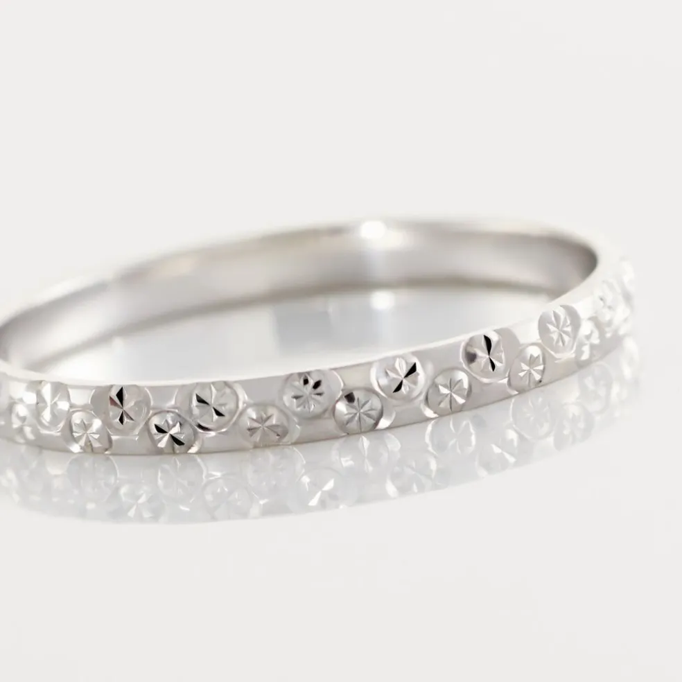 Alliance Menussa Diamantee Or Blanc