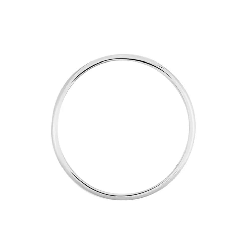 Alliance Meredithe Demi Jonc Classique Or Blanc