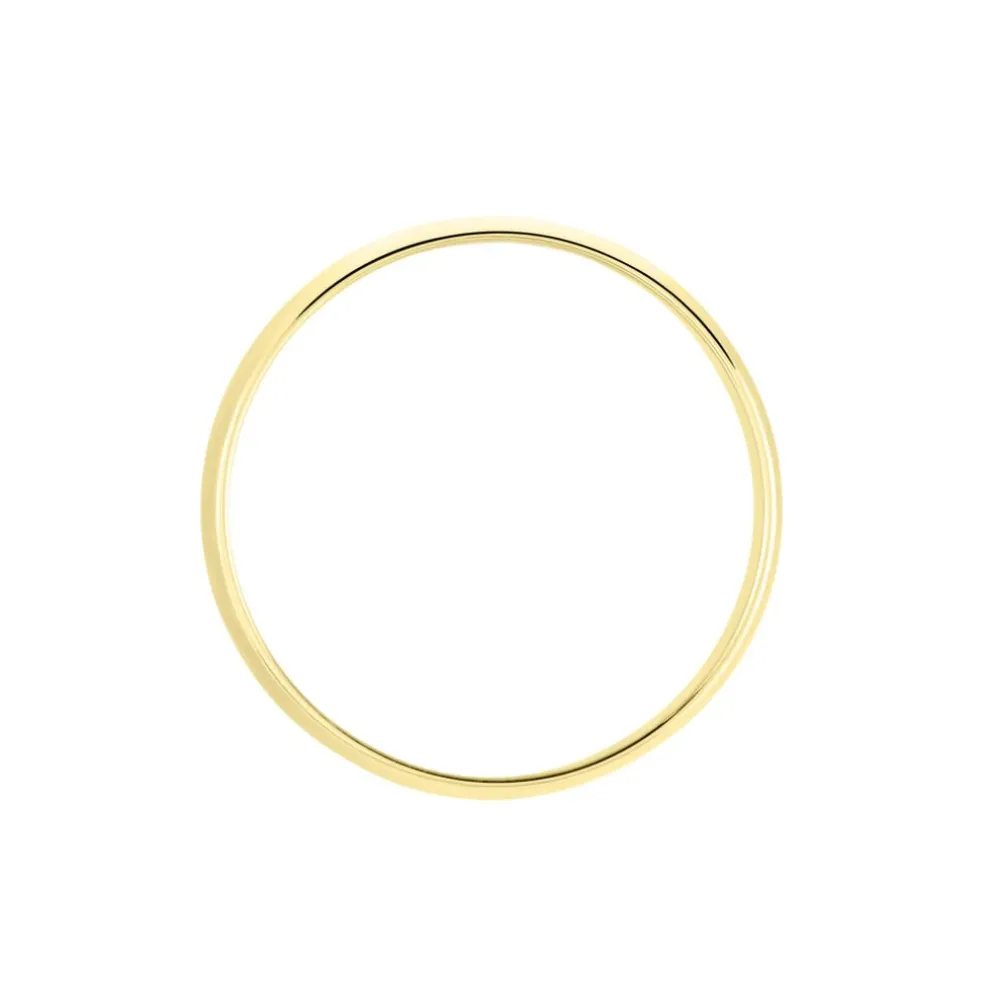 Alliance Meredithe Demi Jonc Classique Or Jaune