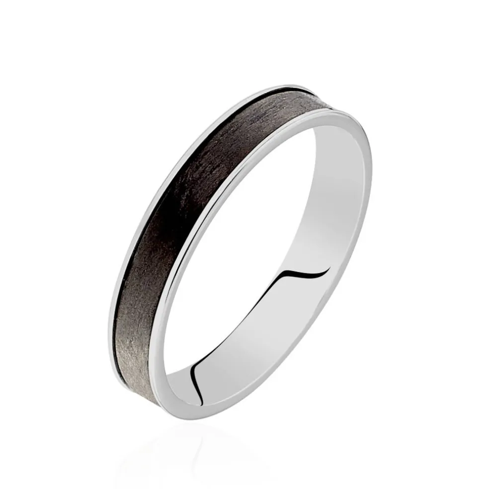 Alliance Naudin Ruban Plat Or Blanc