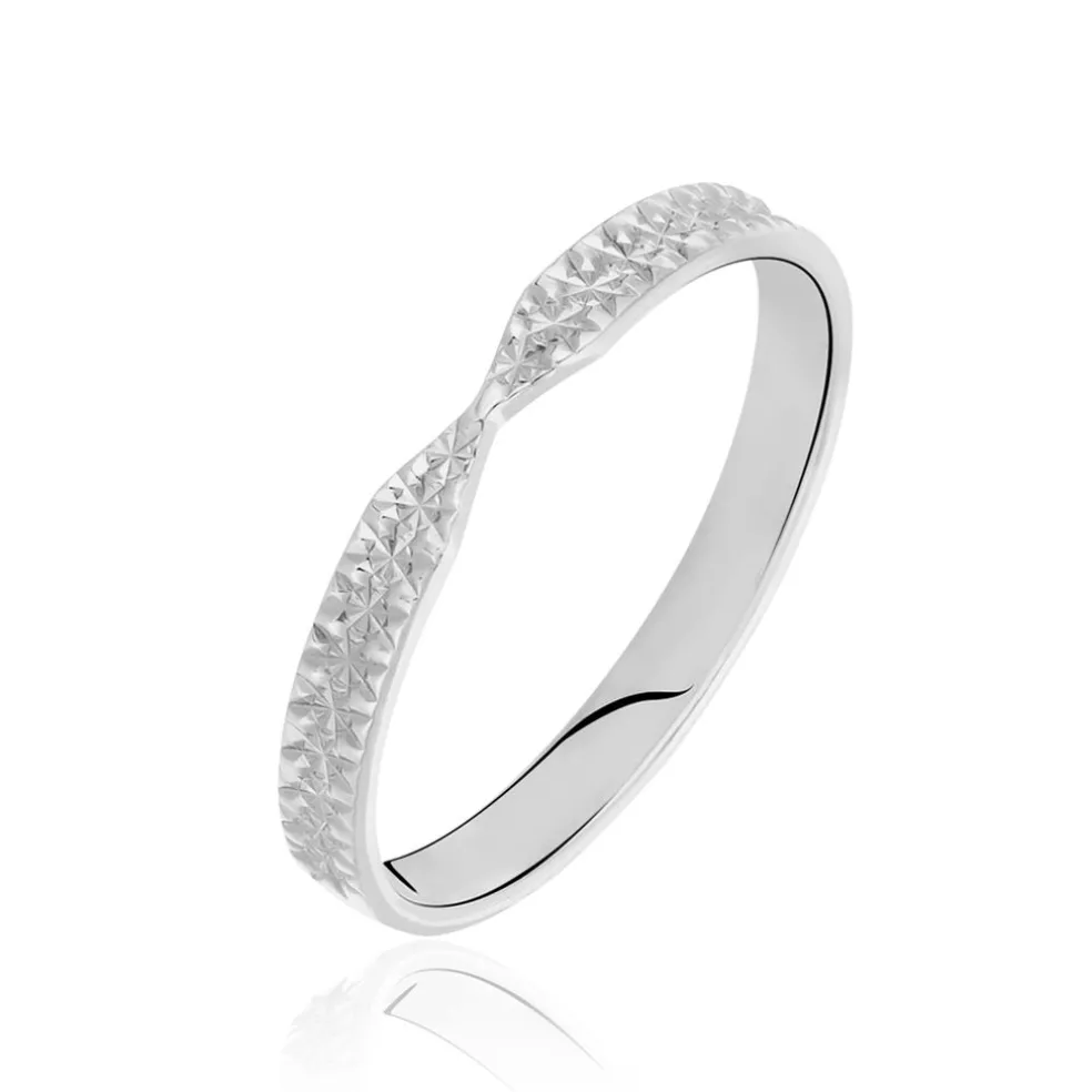 Alliance Or Blanc Diamantee