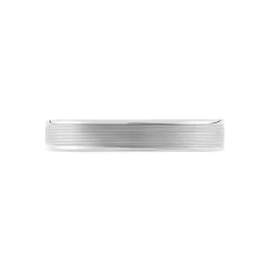 Alliance Padarge Ruban Plat Palladium Blanc