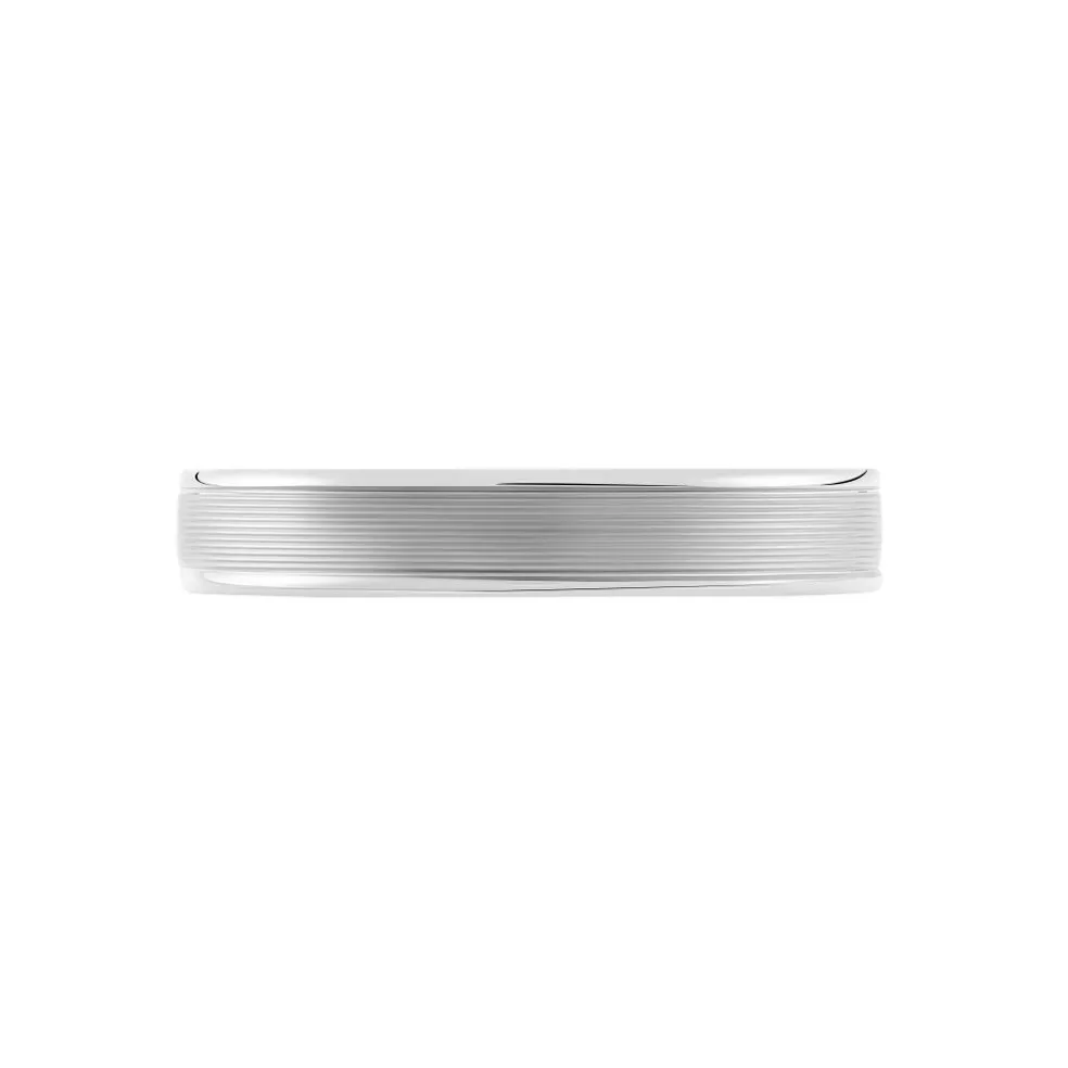 Alliance Padarge Ruban Plat Palladium Blanc