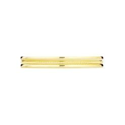Alliance Perlee Ruban Plat Or Jaune