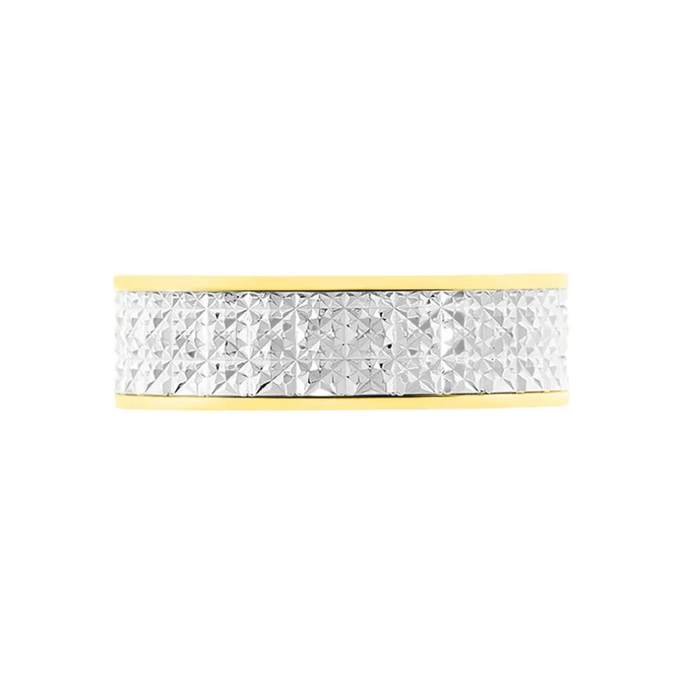 Alliance Raphie Ruban Plat Or Bicolore