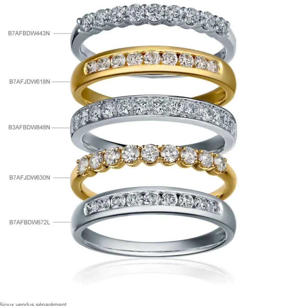 Alliance Rhea Or Blanc Diamant