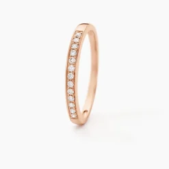 Alliance Rhea Or Rose Diamant