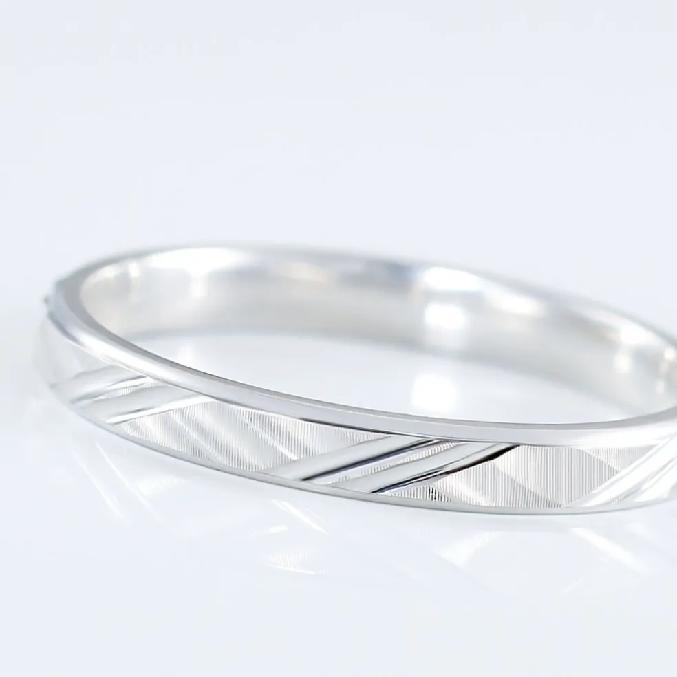 Alliance Samiha Ruban Plat Or Blanc