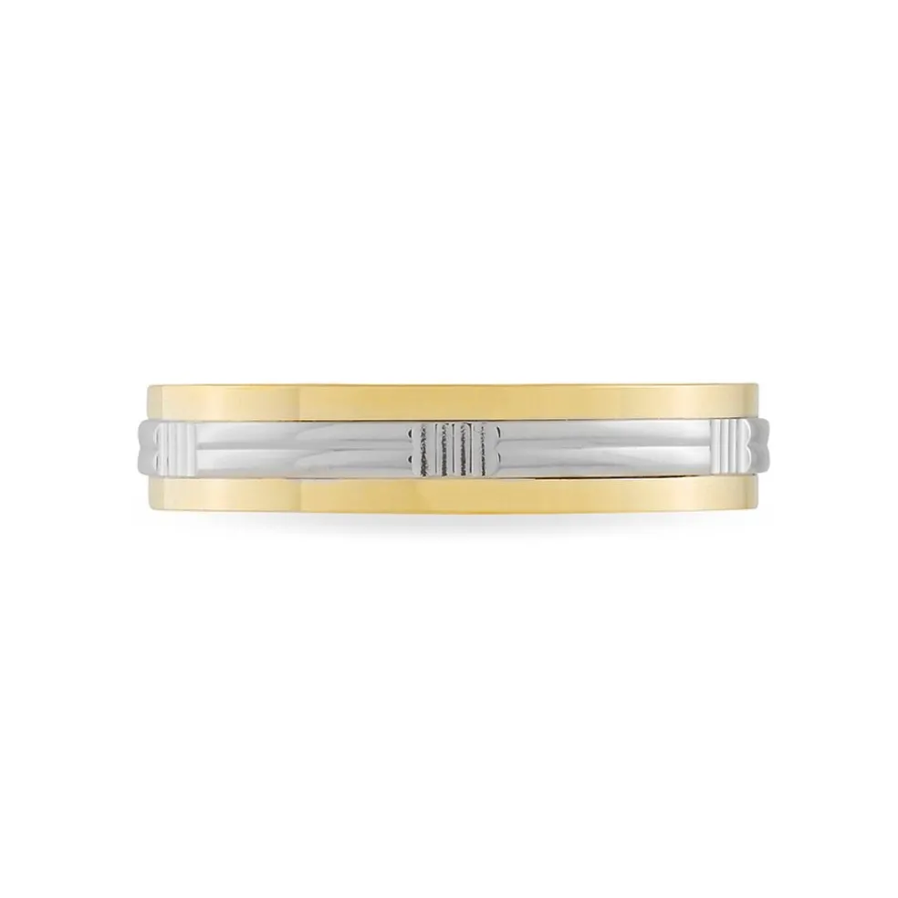 Alliance Sequana Ruban Plat Or Bicolore