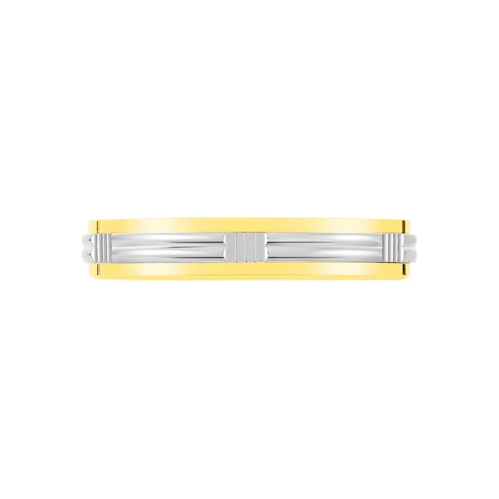 Alliance Sequana Ruban Plat Or Bicolore