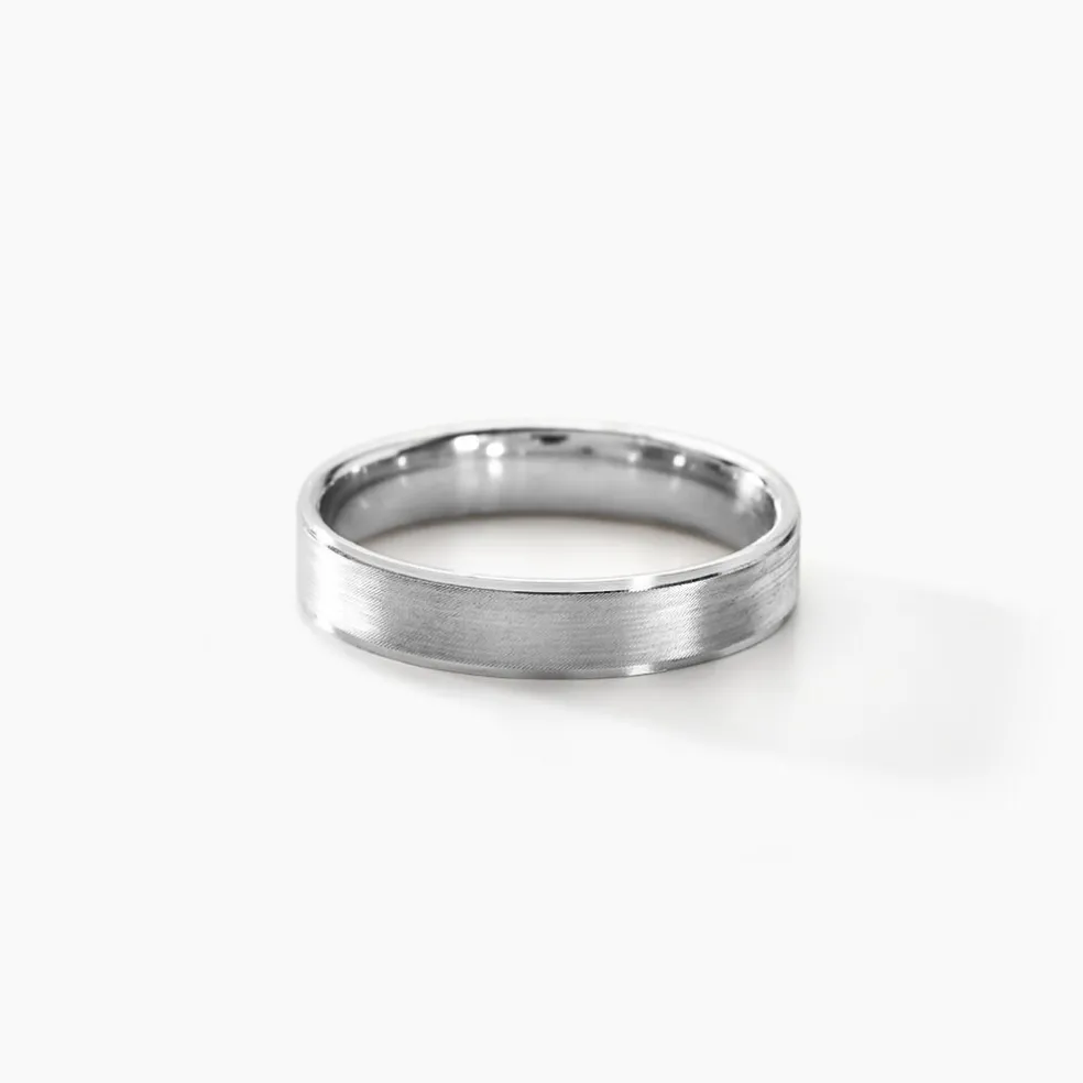 Alliance Sudem Ruban Plat Argent Blanc