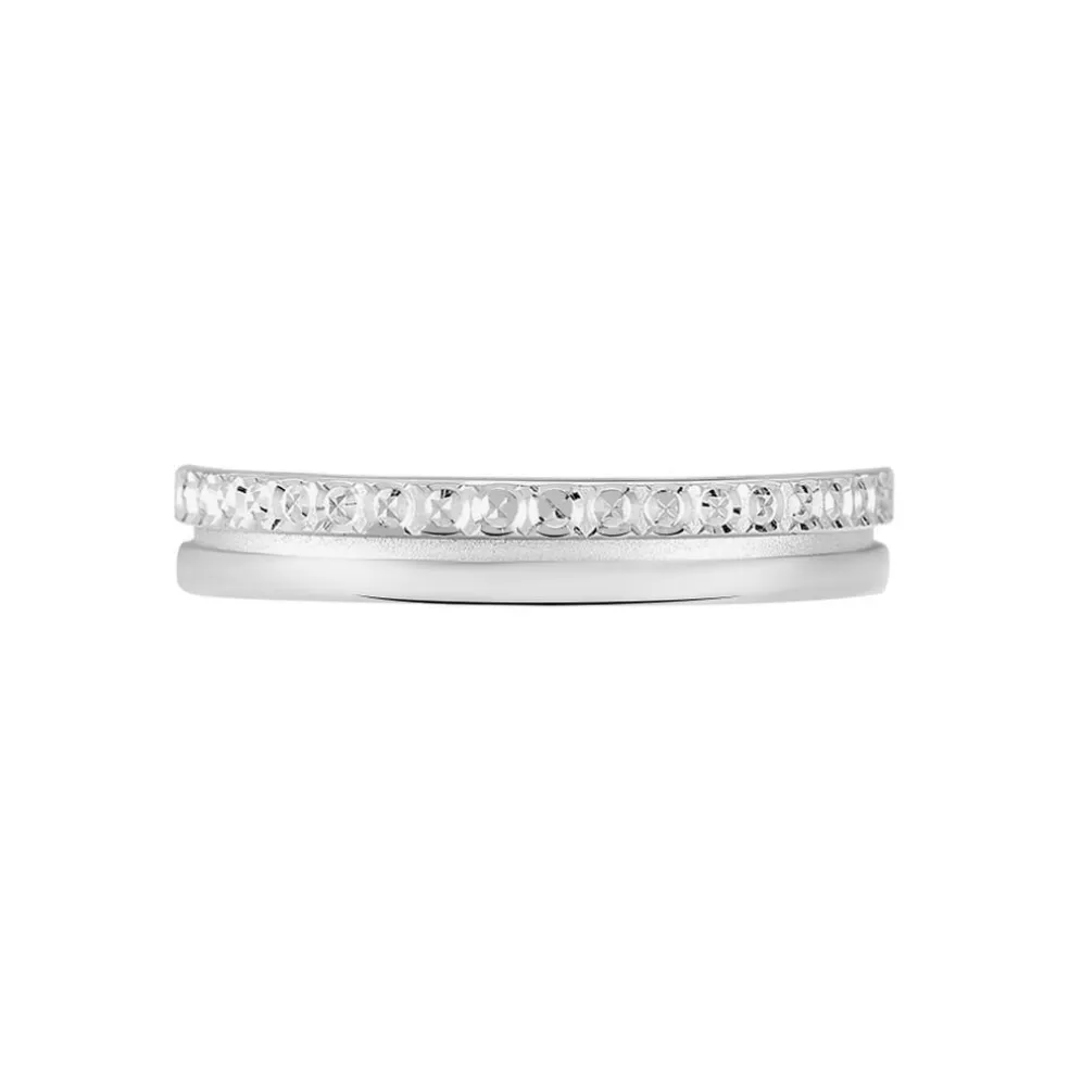 Alliance Sylvaincine Ruban Plat Or Blanc