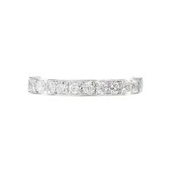 Alliance Valentine Or Blanc Diamant Synthetique
