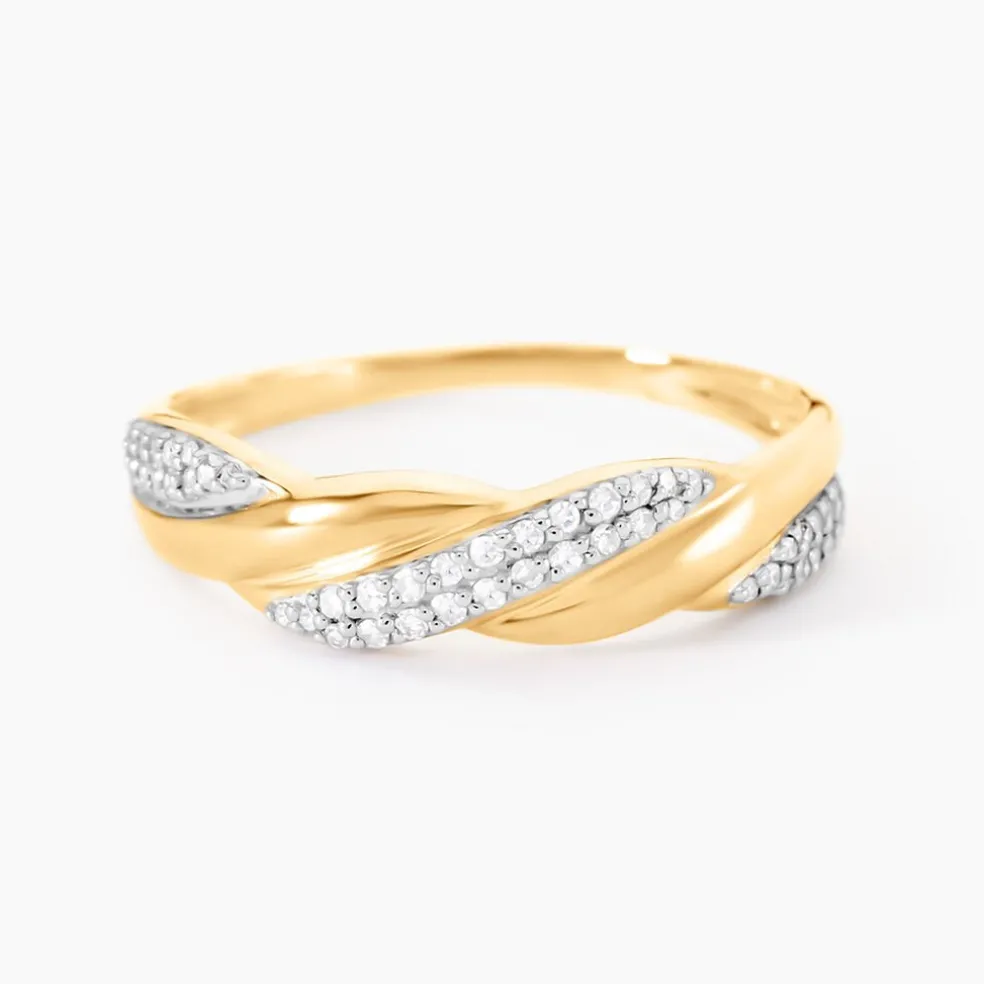 Bague Admète Or Jaune Diamant