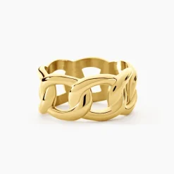 Bague Aissata Acier Dore