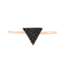 Bague Amellia Argent Rose Oxyde De Zirconium