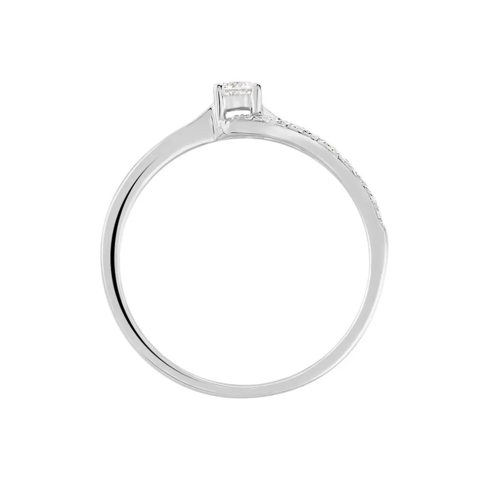 Bague Antigone Or Blanc Diamant