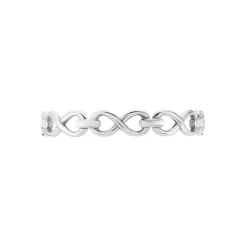 Bague Aquila Argent Blanc