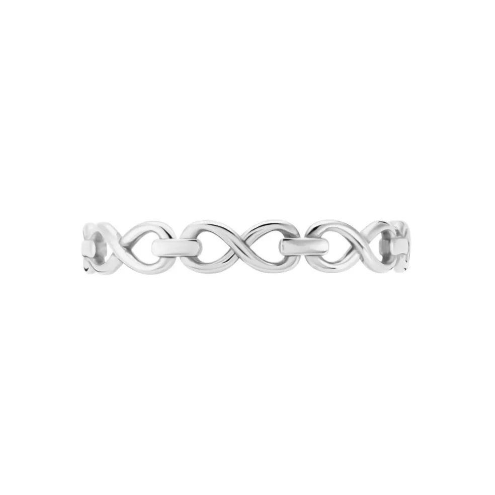 Bague Aquila Argent Blanc