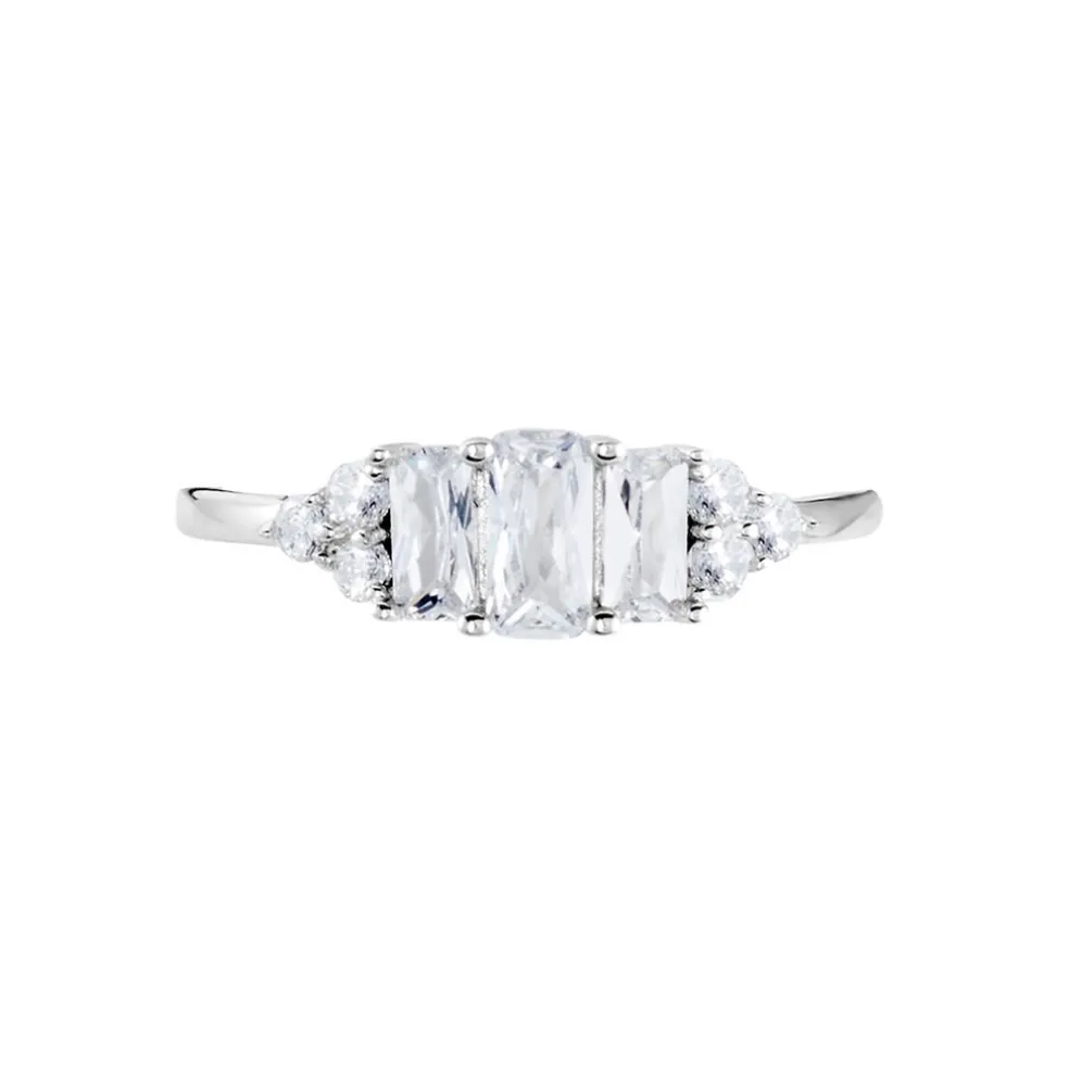 Bague Aranka Argent Blanc Oxyde De Zirconium