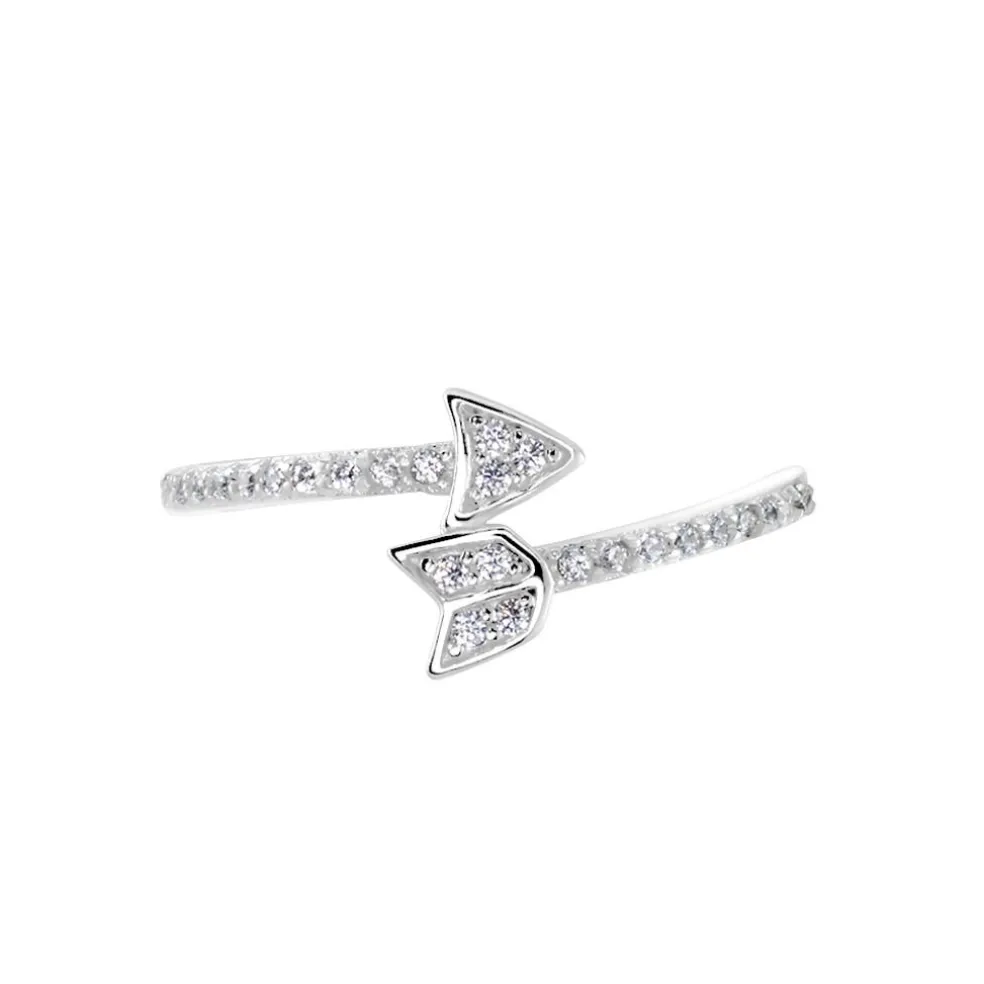 Bague Argent Blanc Caolan Oxydes De Zirconium