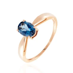 Bague Arzula Or Rose Topaze